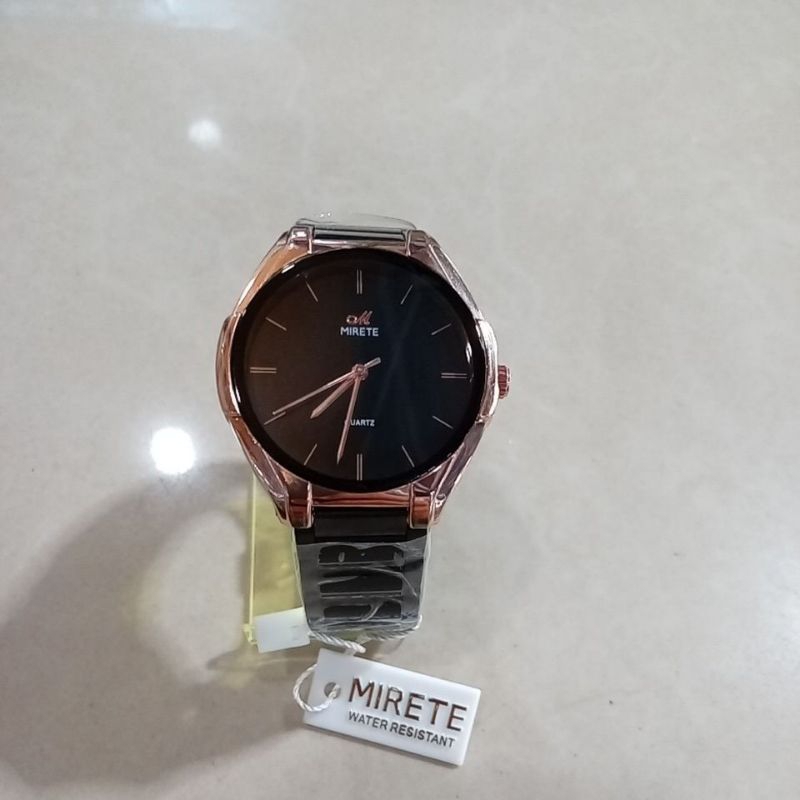 MIRETE Jam Tangan Pria Wanita Original Water Resistant Tali Rantai