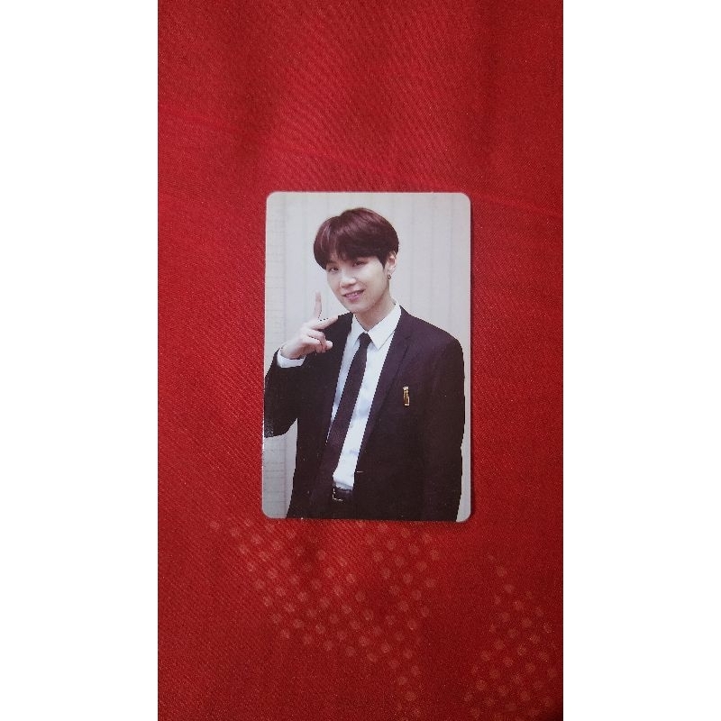 BTS Suga Yoongi Memories 2018 DVD Official Photocard (PC)
