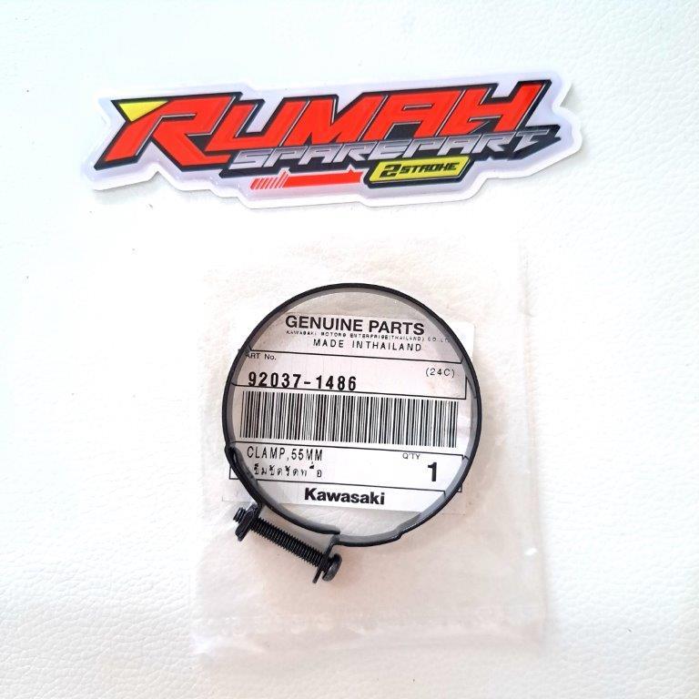 KLEMAN KLEM FILTER NINJA 150 SS R ORIGINAL KAWASAKI 92037-1486 HITAM