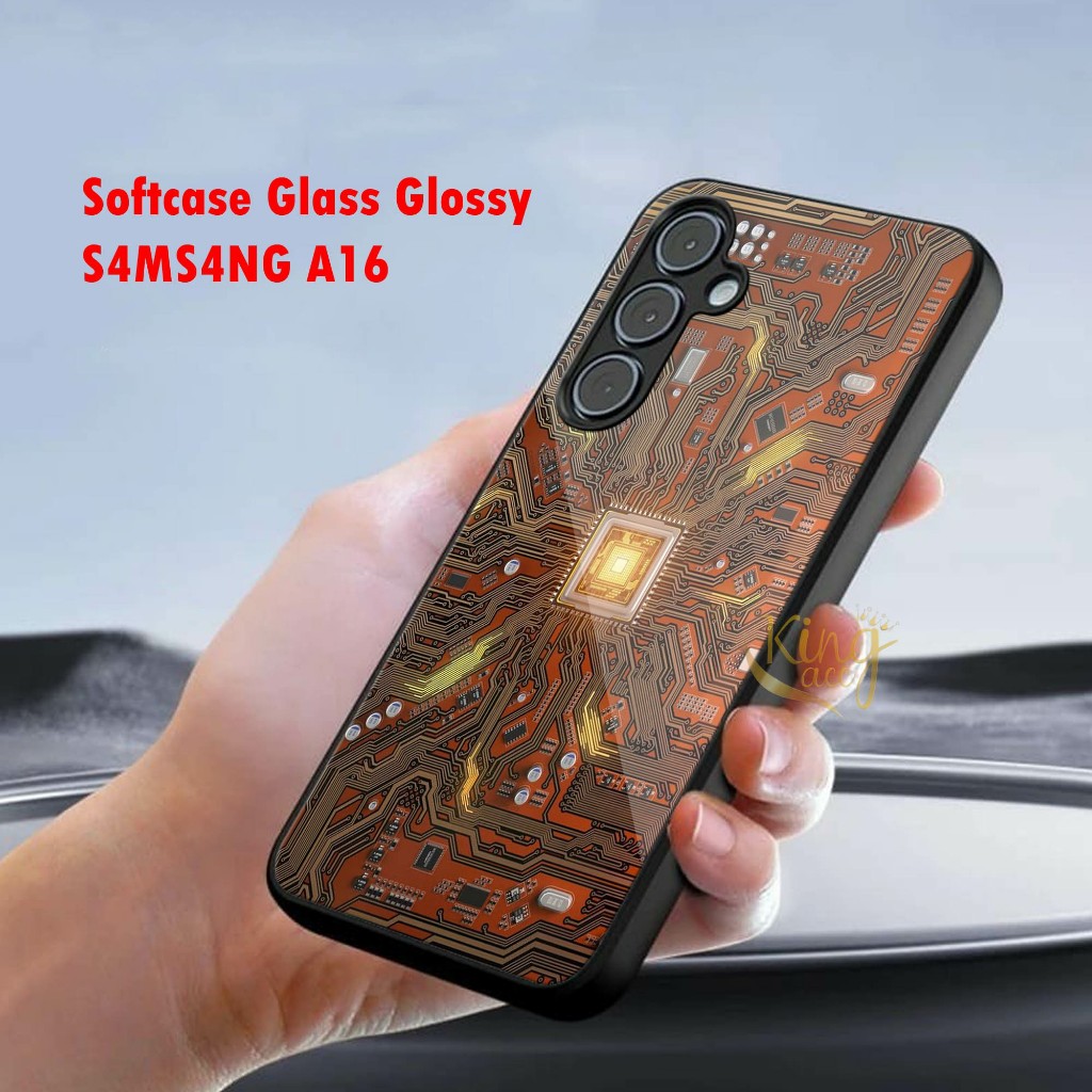 Casing Hp Samsung A16 2024 Softcase Glass Glossy Samsung A16 2024 Case Hp Samsung A16 2024- K46
