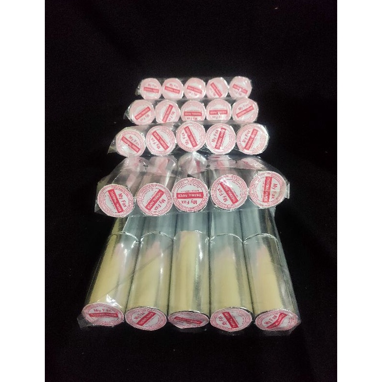

Harga Murah Kertas kasir thermal murah 8x4 Struk edc printer 8mm paket 1 roll M58