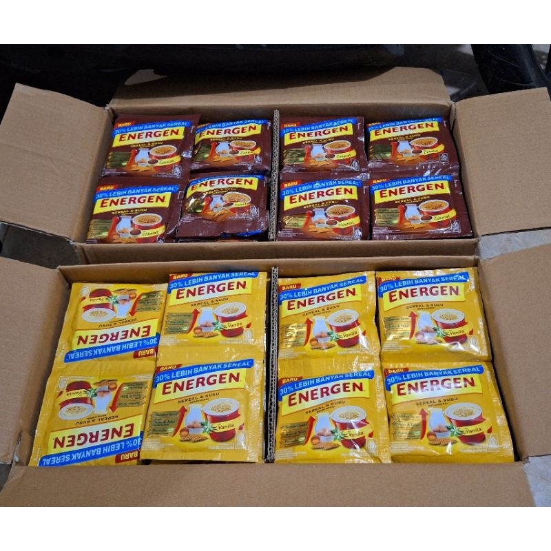 

Energen Susu Sereal renceng isi 10 sachet