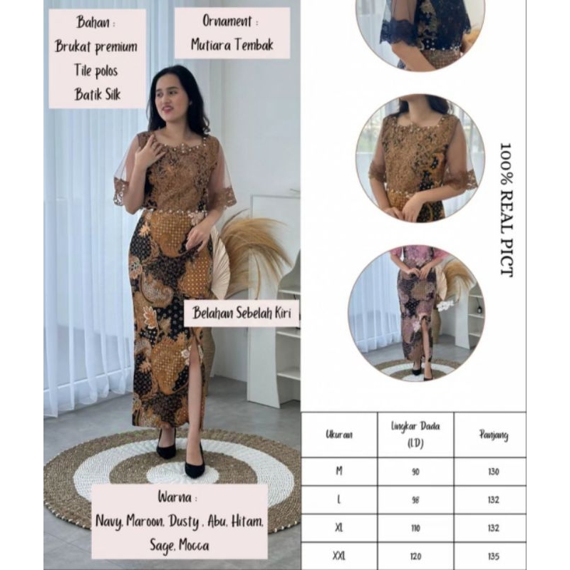 Dress Batik Melitha | Dress Batik Wanita | Dress Wisuda