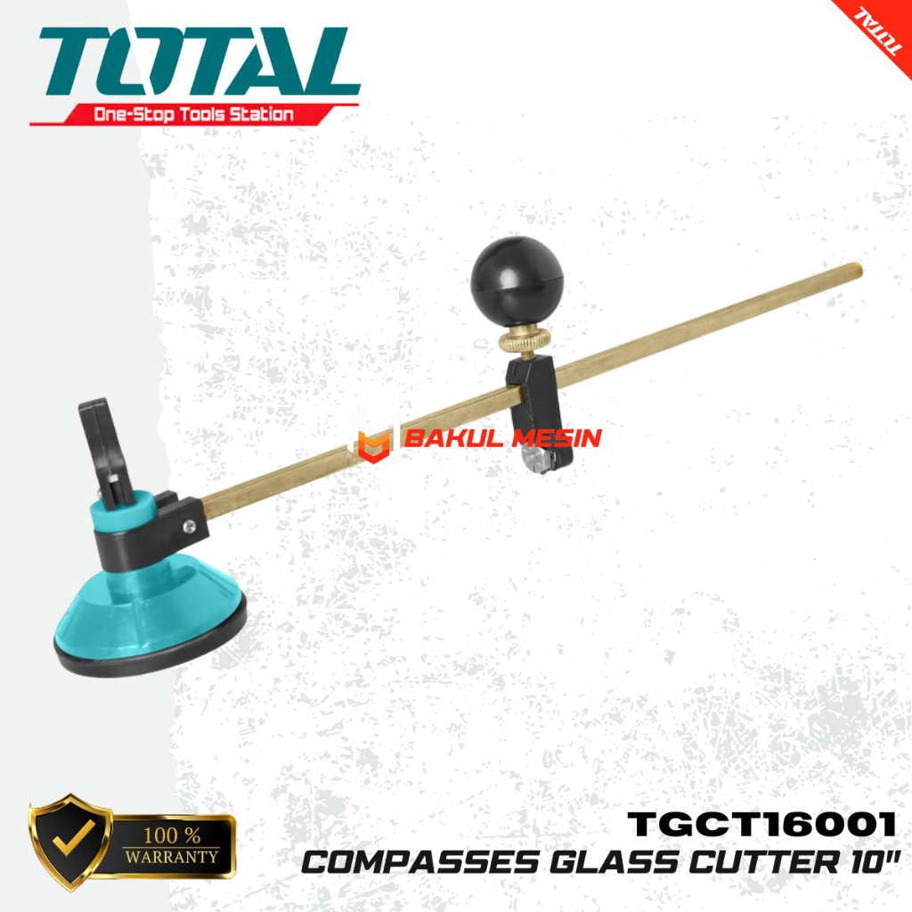 

Compasses Glass Cutter Pemotong Gelas Kompas 10" TOTAL TGCT16001