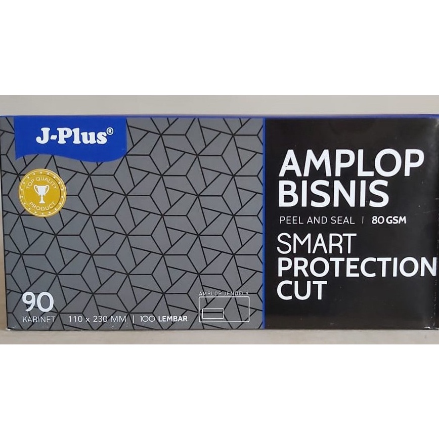 

jfSale JPLUS Biru Amplop Putih JENDELA KIRI Amplop WINDOW No9 1 Pack S58