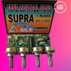 Kit Tone Control Mono + Middle with IC LM 324 CKJ THB 335