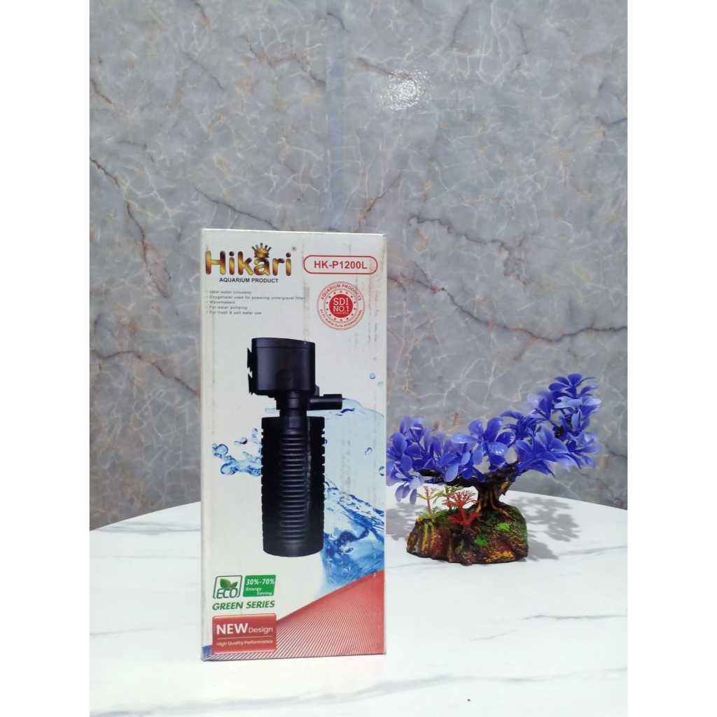 Water Pump Mesin Pompa Air Celup Internal Filter Pembersih Aquarium Mini Tanpa Kuras 24 jam 1200F