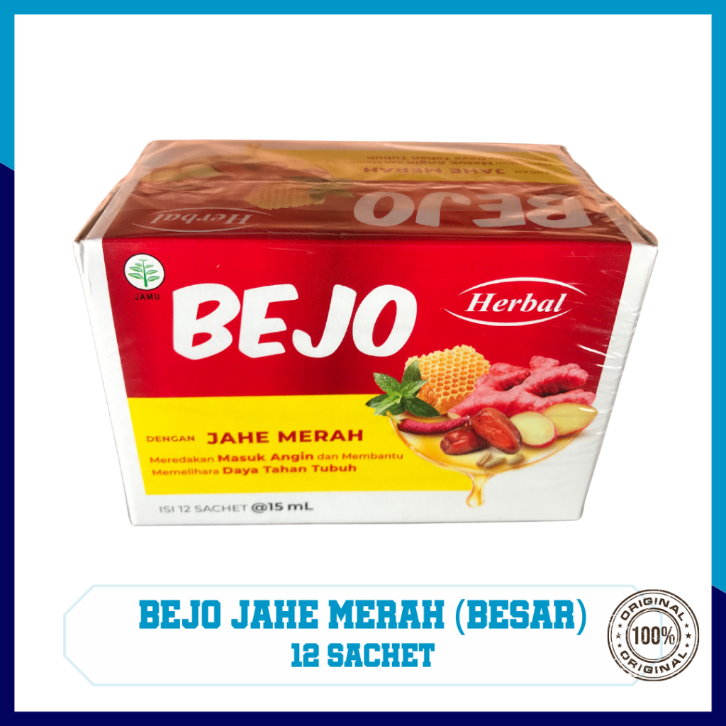 

Bejo Jahe Merah isi 12 Sachet