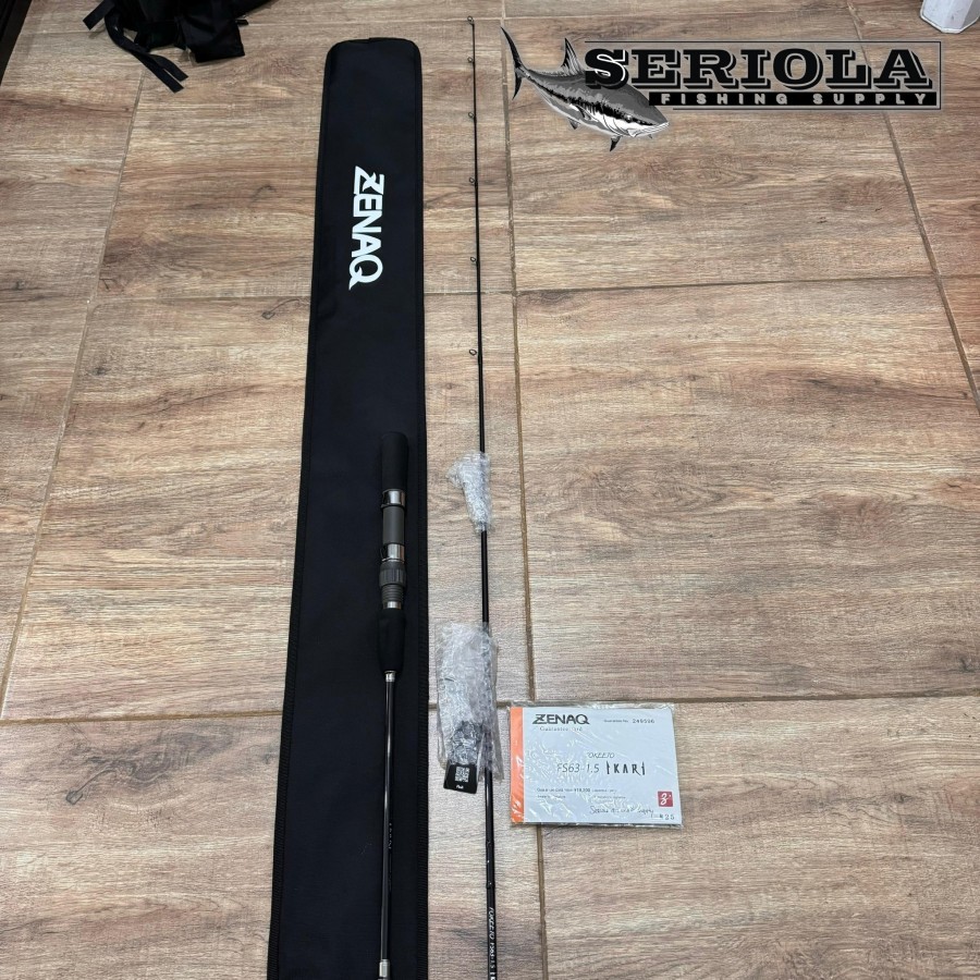 JORAN ROD ZENAQ SPINNING FOKEETO IKARI FS 63-1.5 MADE IN JAPAN