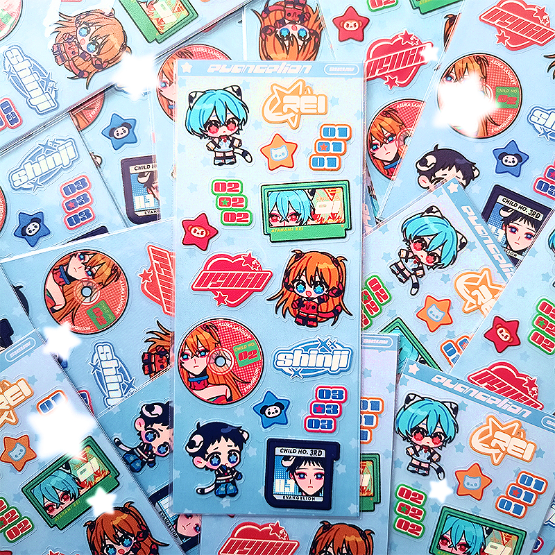 

[evangelion] transparent sticker sheet by shyav