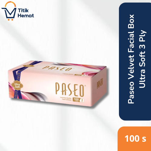 Paseo Velvet Facial Box Ultra Soft 100's
