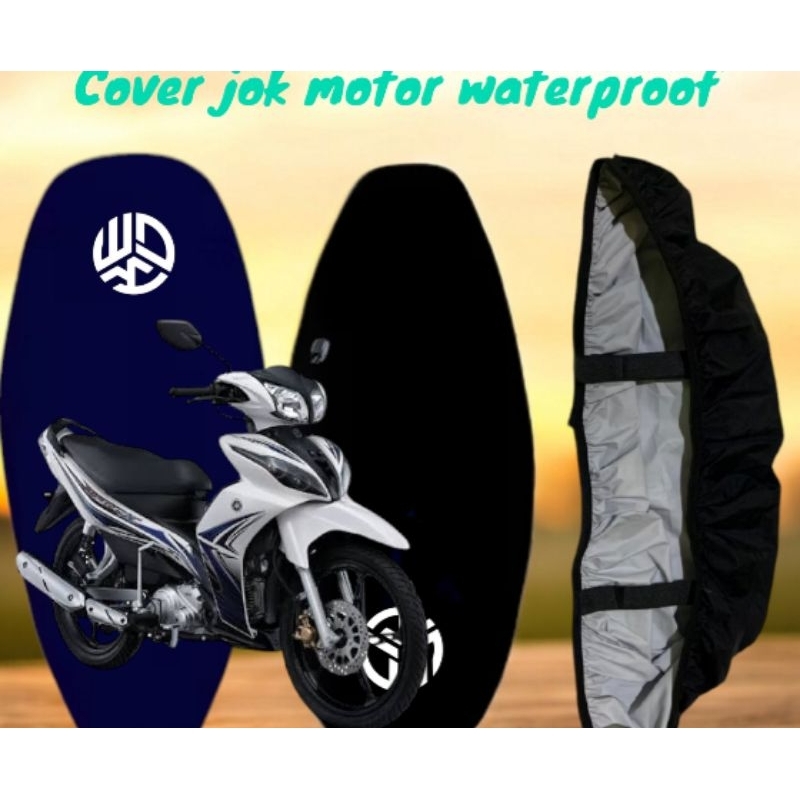 cover jok motor sarung jok motor jupiter z anti cakar kucing waterproof 100%