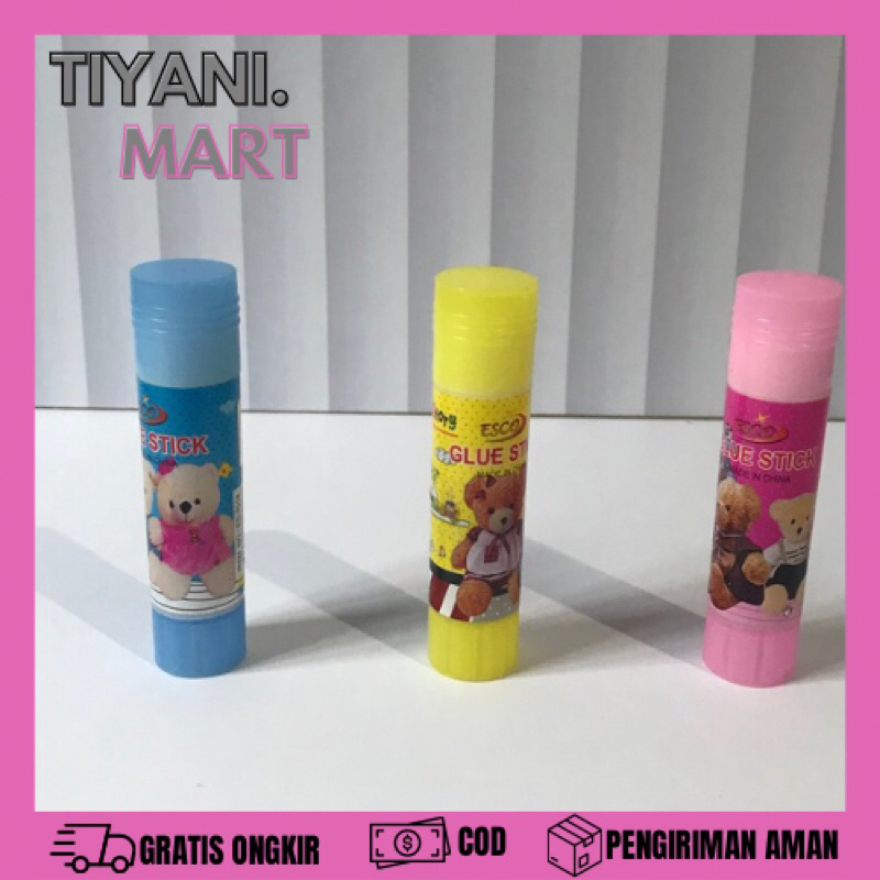 

Lem Kertas Putar Stik Glue Stick Mini Fancy Alat Tulis Kantor Sekolah