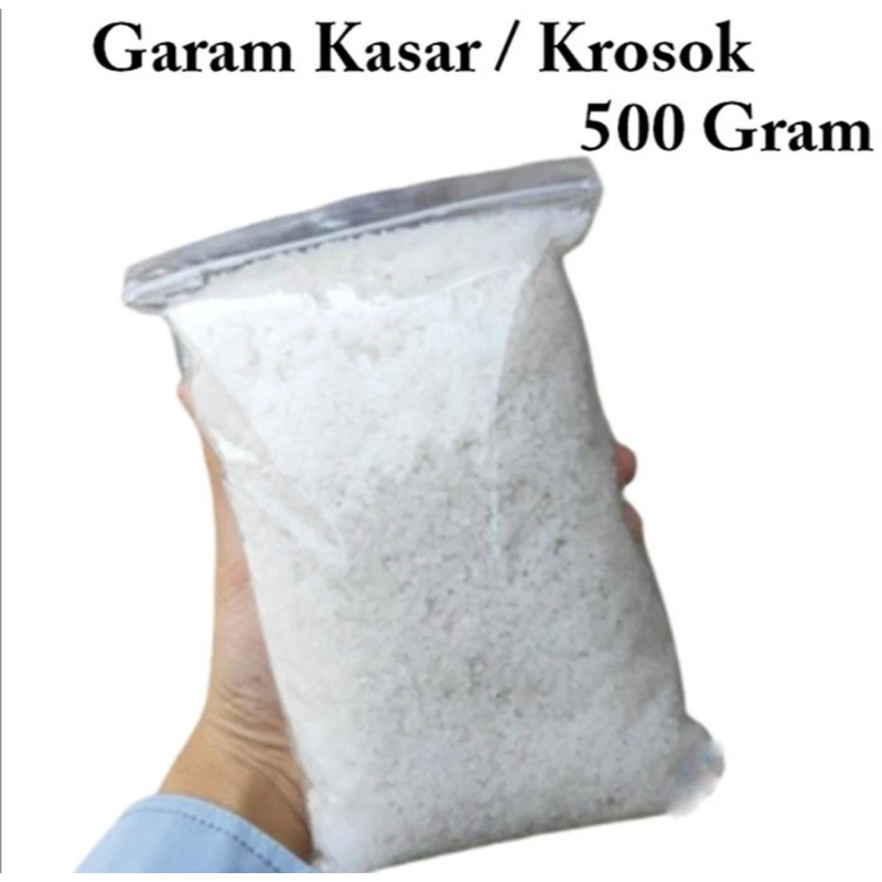 

GARAM KROSOK 500 GRAM - GARAM ASLI KASAR - SEA SALT - GARAM KUALITAS BAGUS