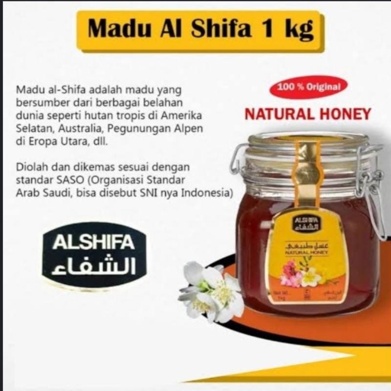 

Madu Alshifa 1 kg - Original Import 100% Madu Al shifa saudi arabia natural honey