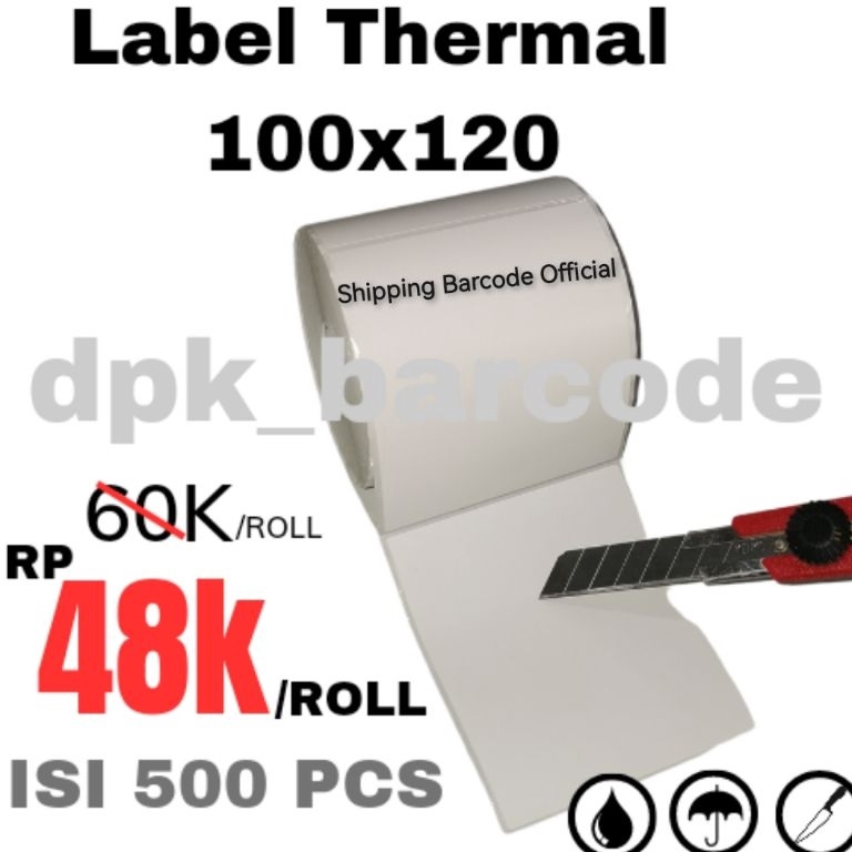 

Kirim Sekarang Label Thermal 1x12 isi 5pcs Kertas Thermal 1x12 Kertas Resi 1x12 Label Thermal 1x12 Barcode Label 1x12 core 1 inch B97