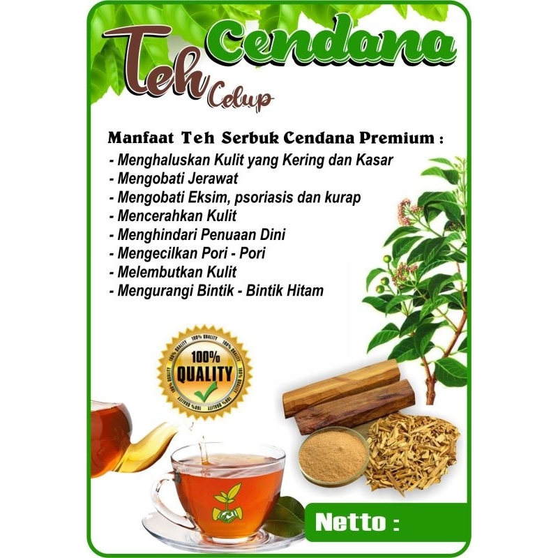 

Teh Cendana original untuk menghindari penuaan dini