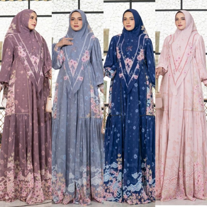 Rindu set syari vol I Dan II original by Rhyn syari