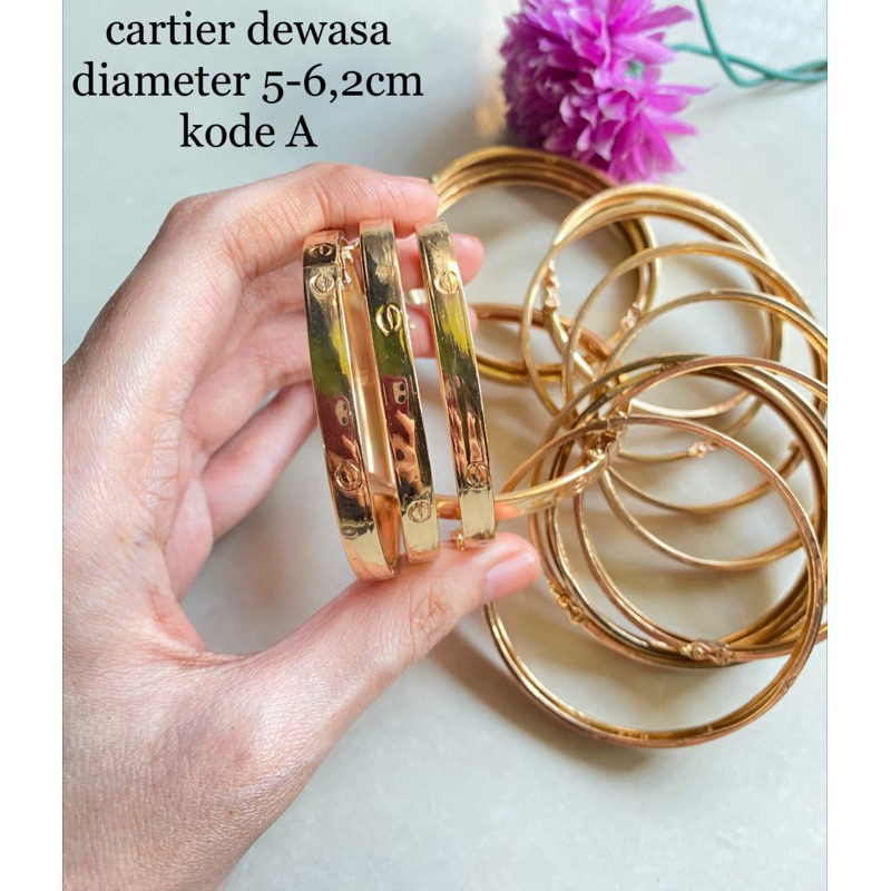 SWASA ROISM-Gelang cartier dewasa bahan swasa