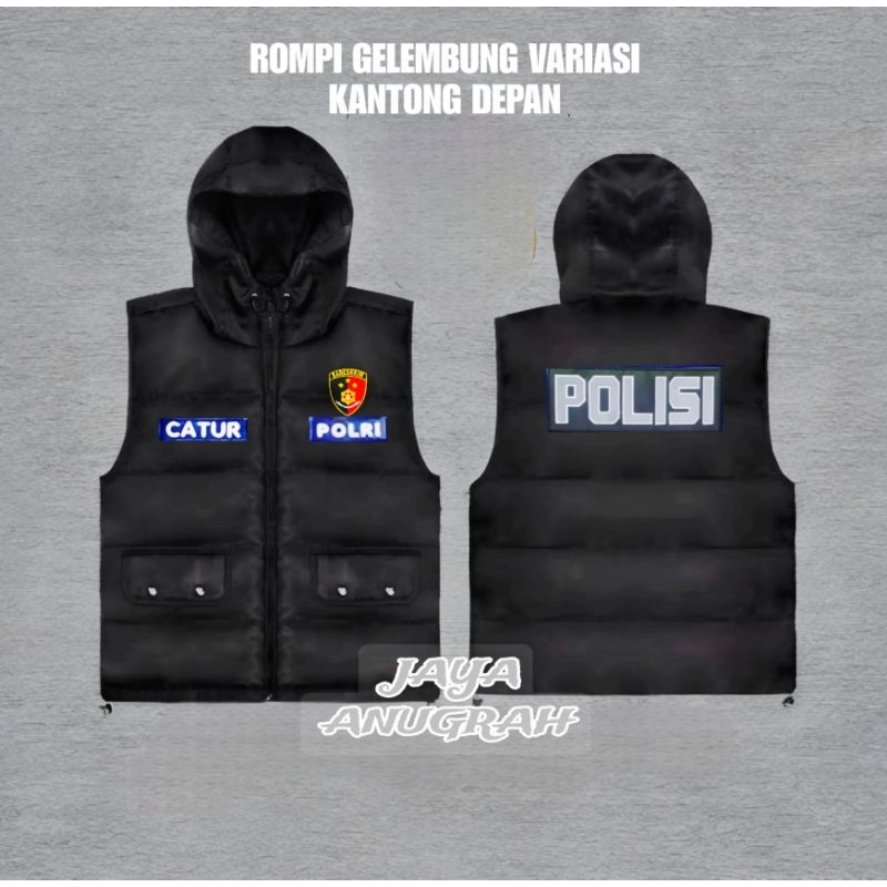 Rompi bareskrim rompi custom vest pria terbaru