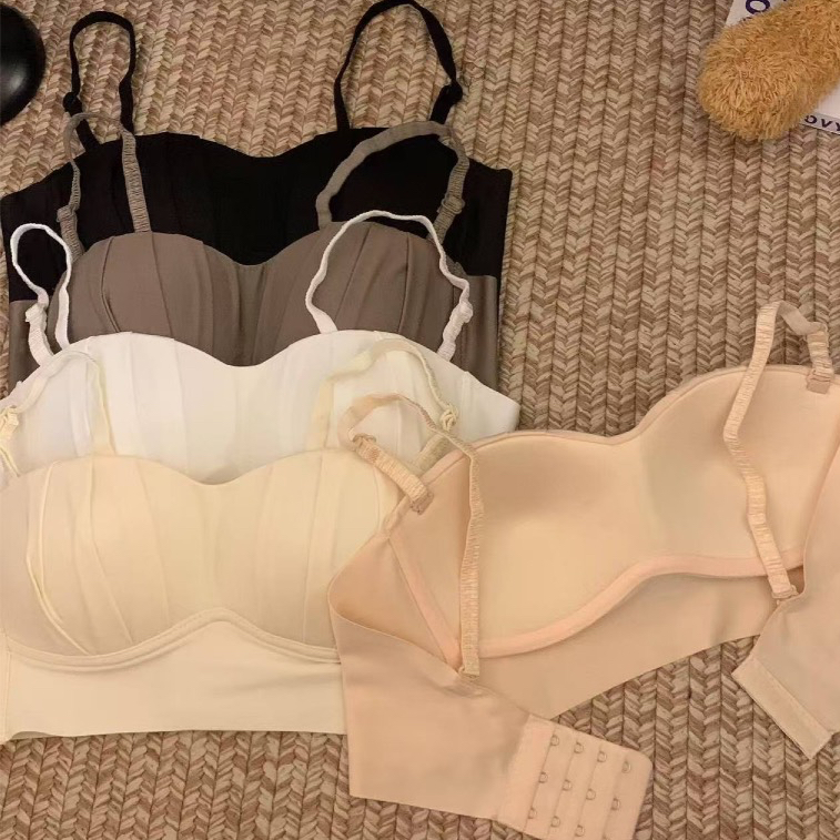 Bra Seamless Wanita Tanpa Kawat Busa Tipis Push Up bh