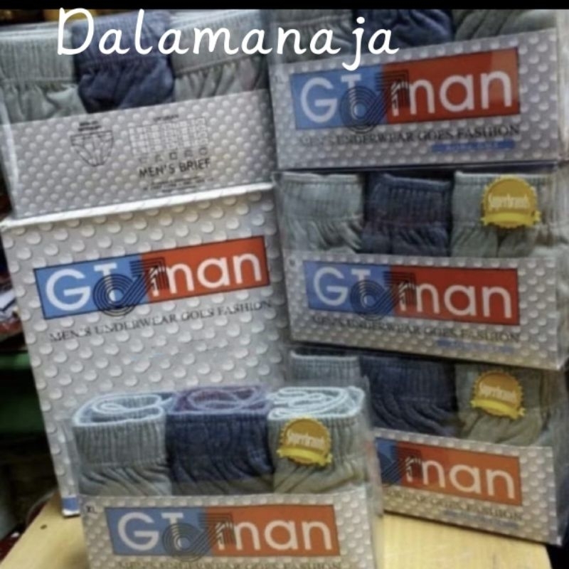 Gtman Celana dalam Pria Gtman GMX - isi 3pcs