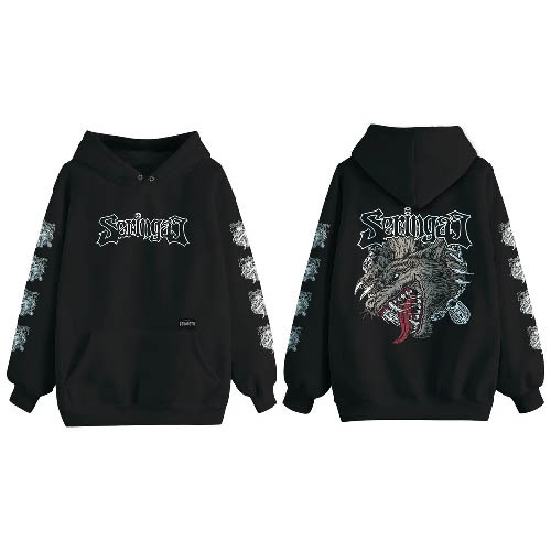Seringai Hoodie Jumper Fleece Cotton