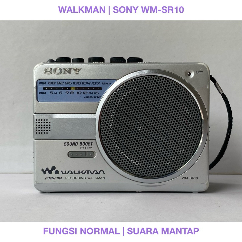 WALKMAN | SONY WM-SR10 | BUILT IN SPEAKER