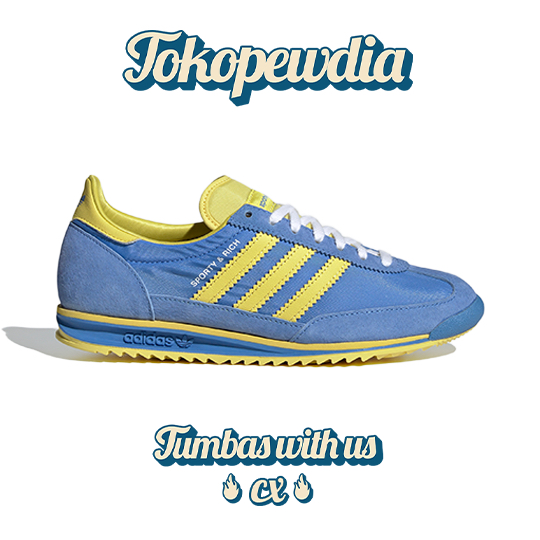 Adidas SL 72 OG Sporty & Rich Blue Yellow (JH6701)