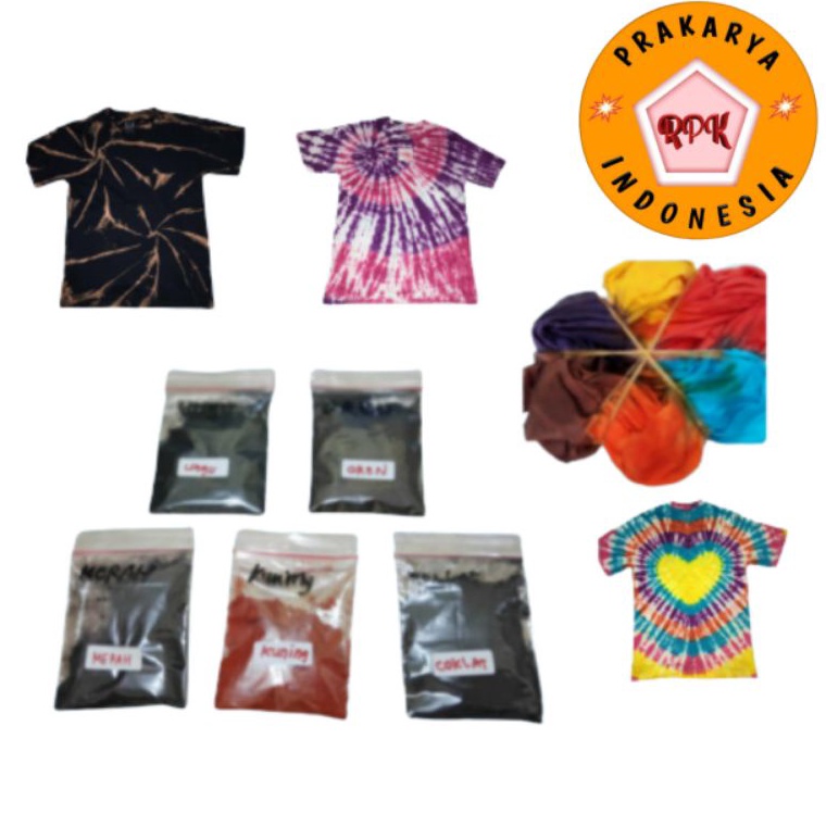 

Paket Terbaru REMASOL Tie dye pewarna kaos batik jumputan baju taplak