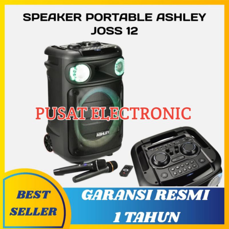 Speaker Portable Ashley Joss 12 Original Speaker Portable 12inch Garansi resmi