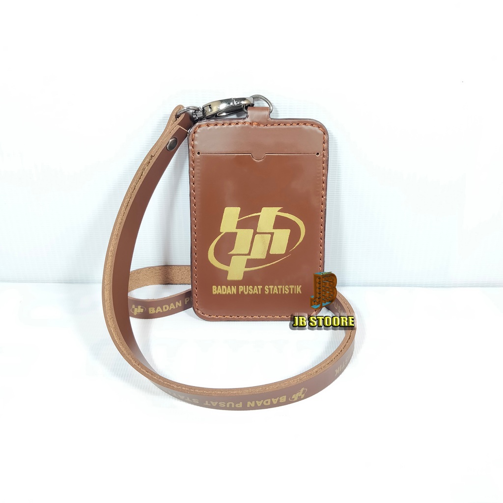 

RB Tempat Id Card BPS Kulit / Id Card Holder Bps Gantung / Name Tag BPS Tali Kulit
