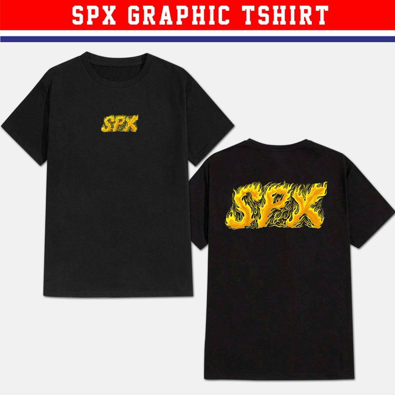 Kaos SPX Express hitam Graphic5 Cotton Combed 24s