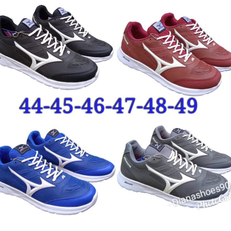 Hadir Terkini  Sepatu Jumbo Uk  444546474849 Big Size Mizuno Pria Olahraga Sepatu Sport Pria Casual