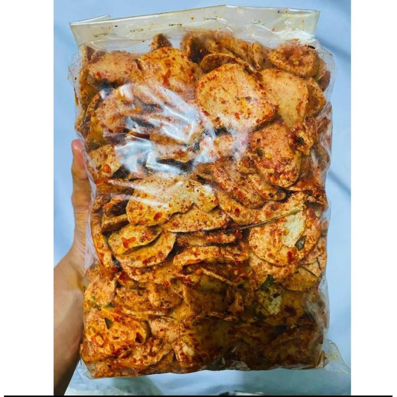 

Basreng pedas daun jeruk isi 500g