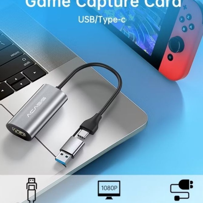KP8 ACASIS HDMI TO USB DAN TIPE C ACASIS CAPTURE USB 2