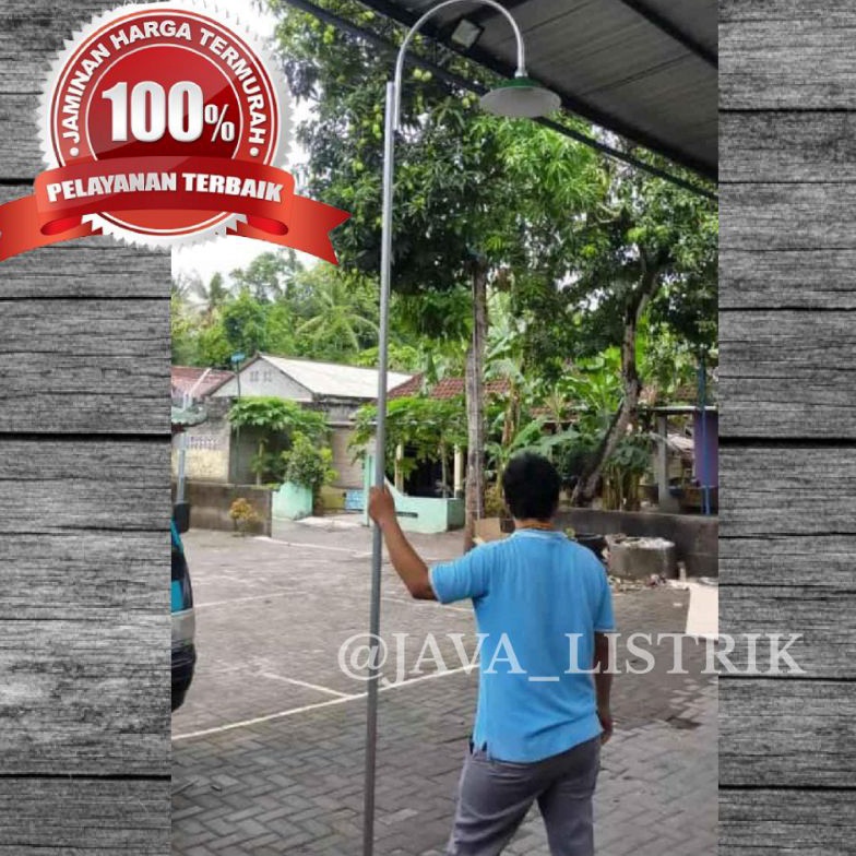 ShareNow Tiang lampu jalan 3 meter FULLSET  TiangKappitingan