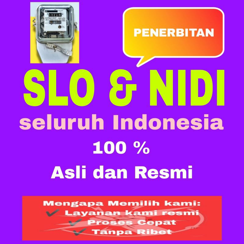 penerbitan SLO dan NIDI Daya 13200 VA