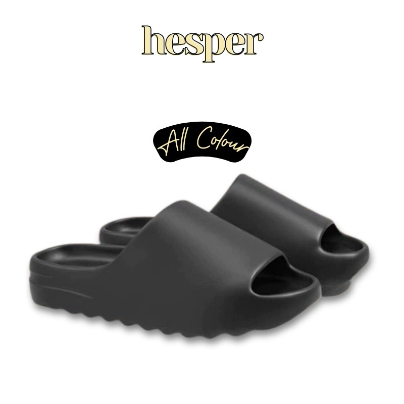 HESPER - Sandal Slide Pria Wanita - Sandal Yeezy Slide - Sandal Slip On Pria - Sandal Karet - Sandal