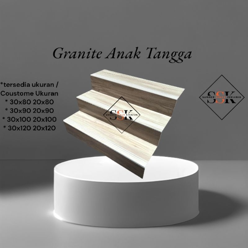 Granite Tangga 30x80 20x80 | 30x90 20x90 | Serat Kayu | Niro Granite