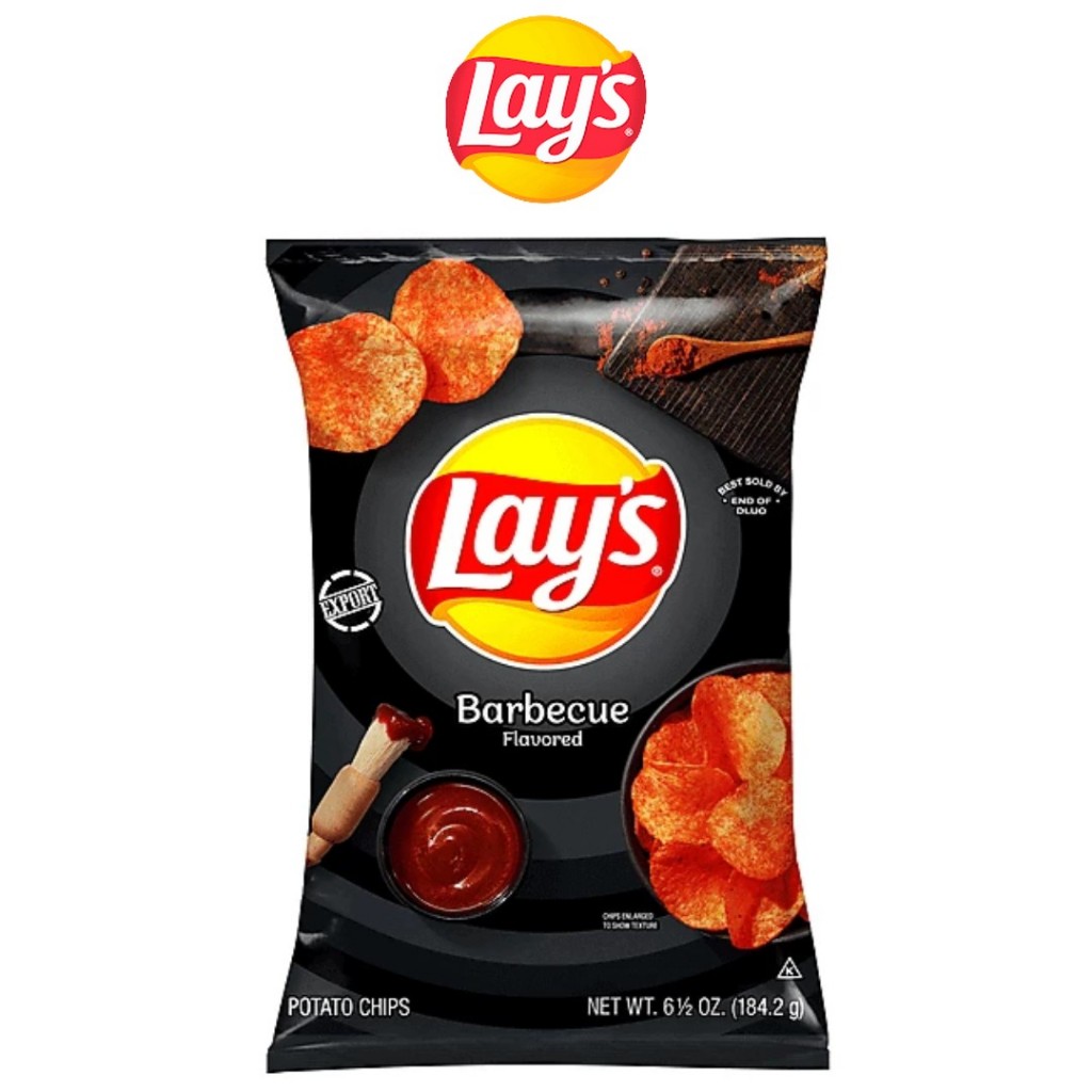 

Lay's Barbecue Flavored Potato Chips 6.5oz Lays Original Snack