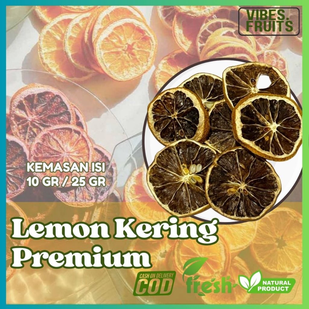 

Lemon Kering / Sliced Dried Lemon (10Gr / 25Gr)