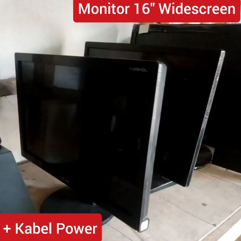 Monitor 16 inch Widescreen - Monitor led 15,6 inch Wide ALL MERK