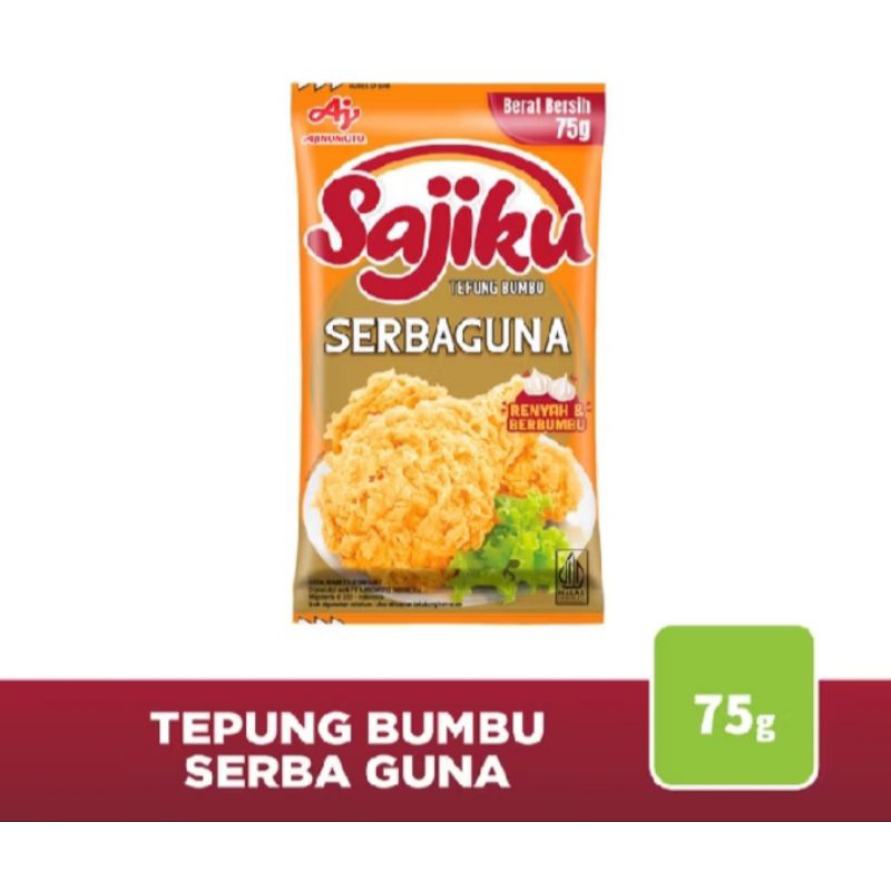 

Tepung serbaguna sajiku 75 gr