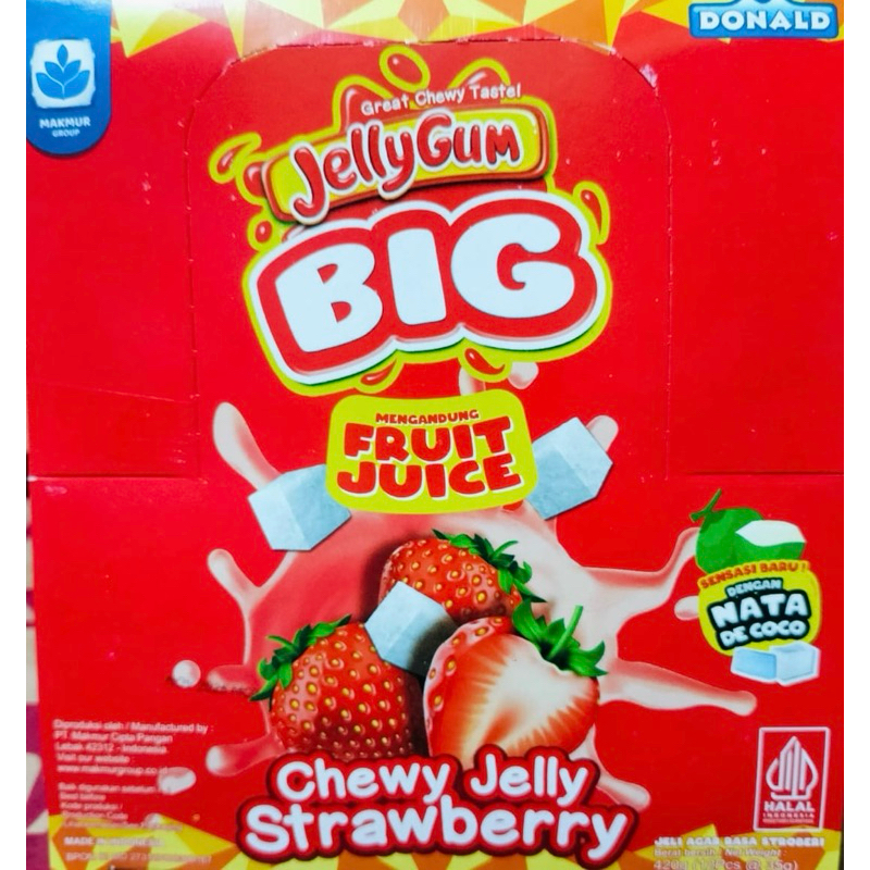 

jelly gum big strawberry