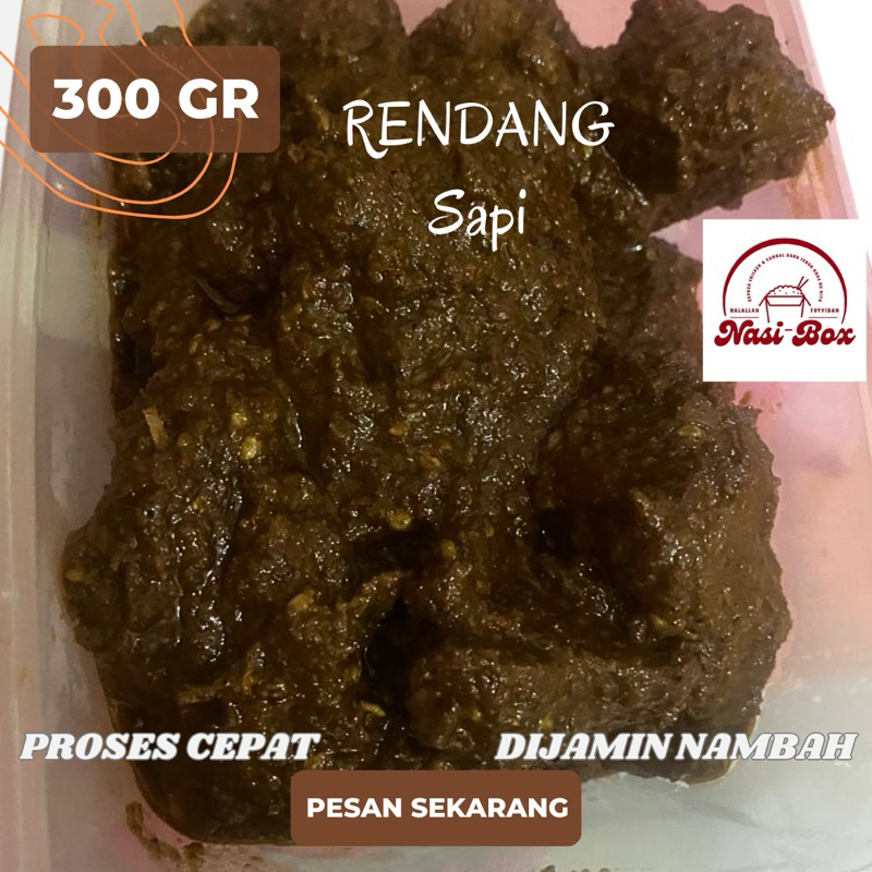 

RENDANG SAPI 300gr bumbu hitam