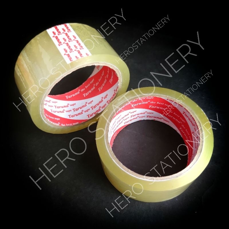 

Lakban taruna tar tape bening 2 inch
