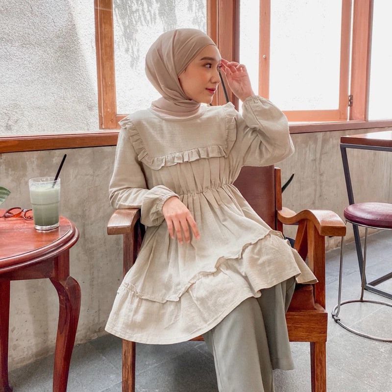 RF - LEVIORA BLOUSE / BLOUSE RUFFLE WANTA