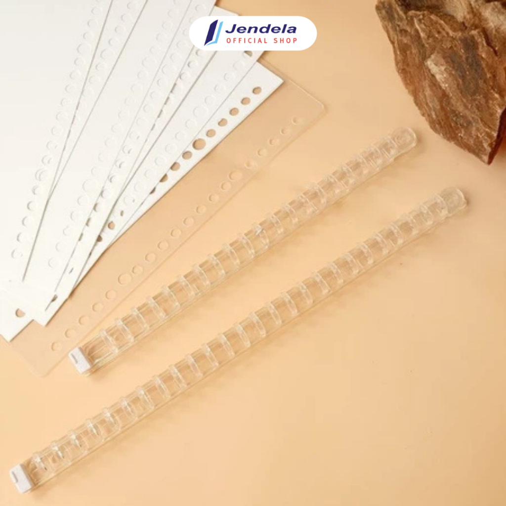

Binding Strip Transparant PANMOMO B5 Easy Clip DIP Binder Binding Strip Ring Binder Transparant Untuk Kuliah Kantor ATK