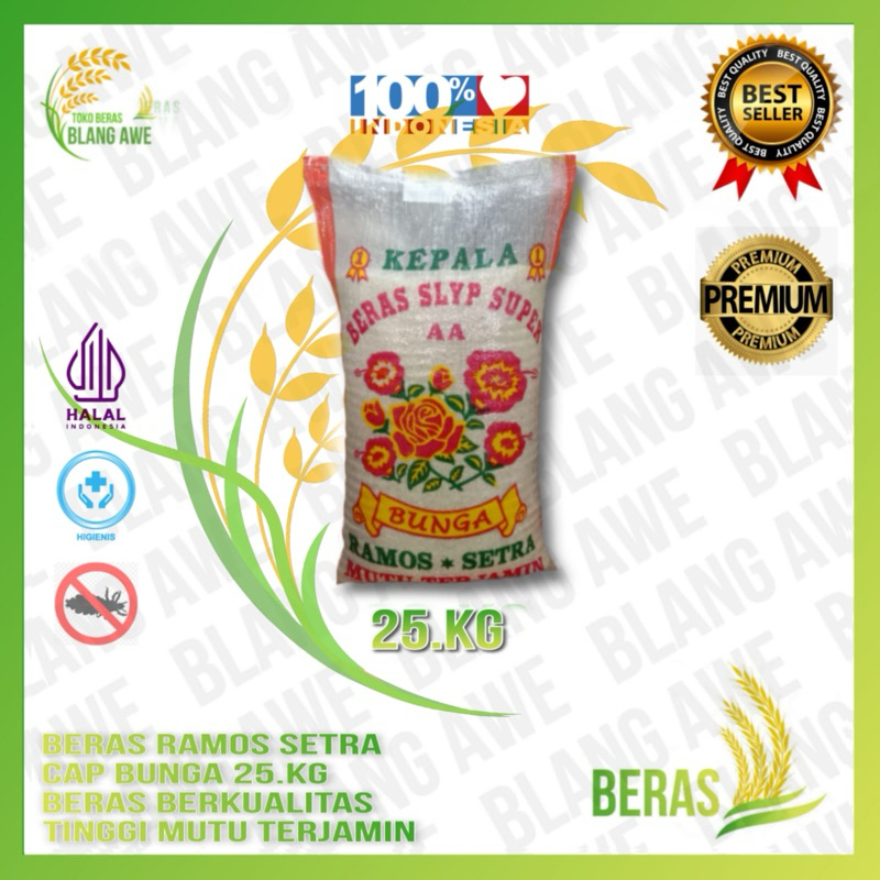 

BERAS BUNGA 25KG